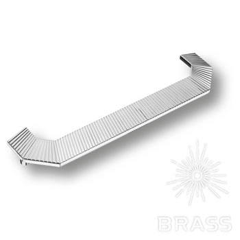 Brass Ручка скоба 1213 224MP02 глянцевый хром 224 мм фото 1