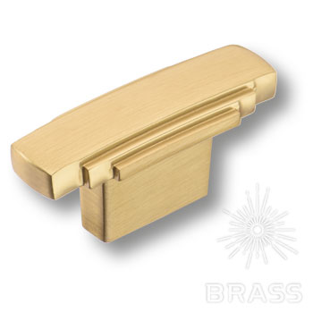 Brass Ручка кнопка 4215 0016 BB матовое золото 16 мм фото 1