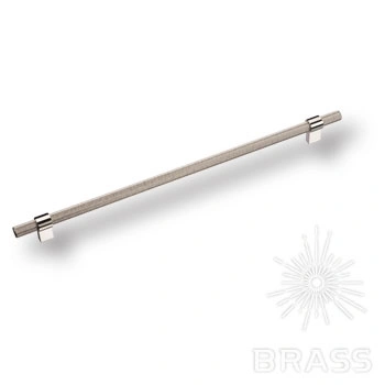 Brass Ручка рейлинг 8774 0320 PN-PN глянцевый никель 320 мм фото 1