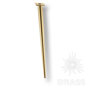Brass Опора мебельная 1180 0710 Gold BONE глянцевое золото 710 мм фото 1