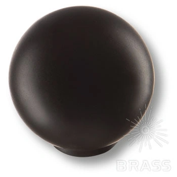 Brass Ручка кнопка детская 626NEX шар чёрный матовый фото 1