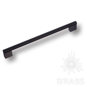 Brass Ручка скоба 8783 0224 AL6-AL6 чёрный 224 мм фото 1