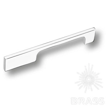 Brass Ручка скоба 6650 0128 CR глянцевый хром 128 мм фото 1