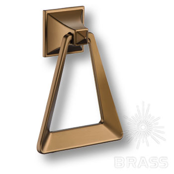 Brass Ручка кольцо 907-Bronze бронза фото 1