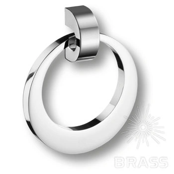 Brass Ручка кольцо 7260 0060 CR-CR глянцевый хром 16 мм фото 1