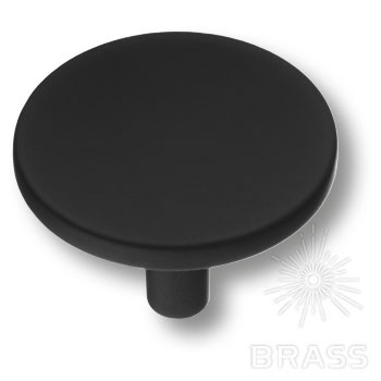Brass Ручка кнопка 4137 001MP24 чёрный фото 1