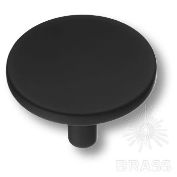 Brass Ручка кнопка 4137 001MP24 чёрный фото 1