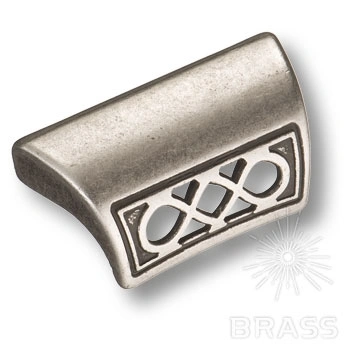 Brass Ручка скоба 15.176.32.16 старое серебро 32 мм фото 1