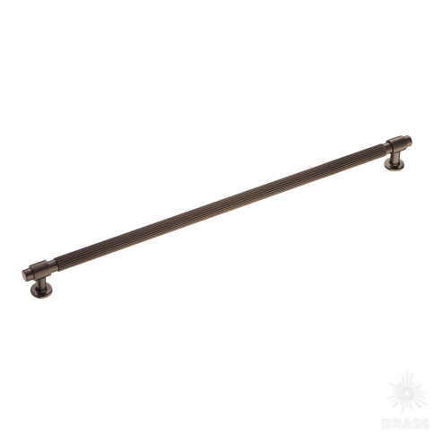 Brass Ручка рейлинг 9380 0416 ALM3-ALM3 матовый графит 416 мм фото 1