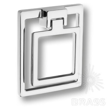 Brass Ручка кольцо 4629 0074 CR-CR глянцевый хром фото 1