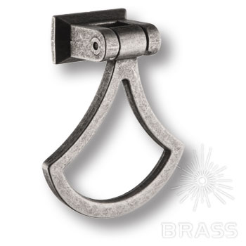 Brass Ручка кольцо 15.422.00.16 старое серебро фото 1