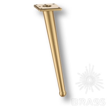 Brass Опора мебельная 1180 0250 Gold Varak BONE матовое золото 250 мм фото 1