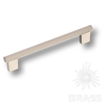 Brass Ручка рейлинг модерн 7451.0190.017 шелковый никель 160 мм фото 1