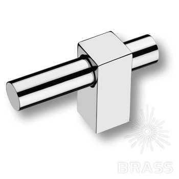 Brass Ручка кнопка 8954 0008 CR-CR глянцевый хром фото 1