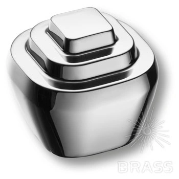 Brass Ручка кнопка 4180 016MP02 глянцевый хром фото 1