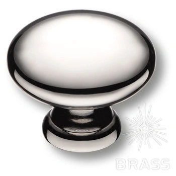 Brass Ручка кнопка 15.324.30.42 глянцевый никель фото 1