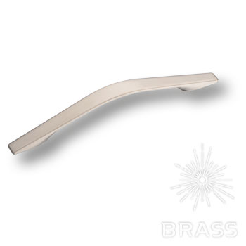 Brass Ручка скоба 6812-038 сатинированный никель 160 мм фото 1