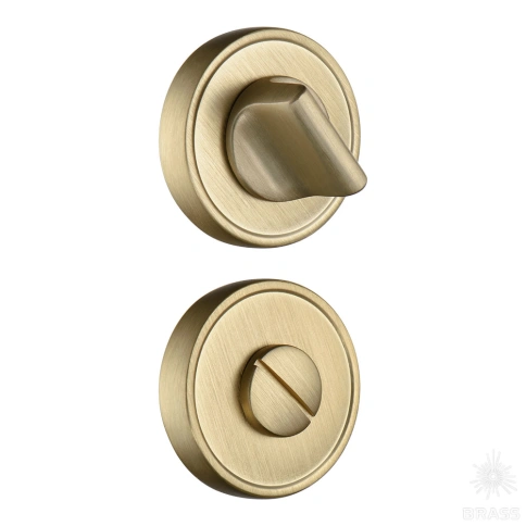 Brass Накладка с поворотной кнопкой RO14W6 BB ROSET матовое золото фото 1