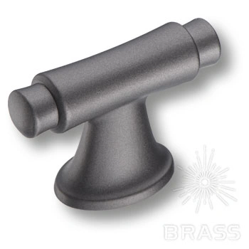 Brass Ручка кнопка модерн 4117 016PC27 графит 16 мм фото 1