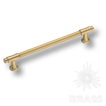 Brass Ручка скоба 1117 192MP35 матовое золото 192 мм фото 1