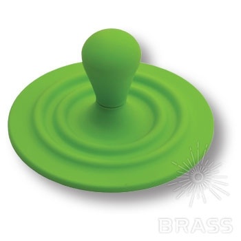 Brass Ручка кнопка детская 446025ST06 зеленый фото 1