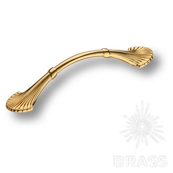 Brass Ручка скоба 352096MP11 глянцевое золото 96 мм фото 1