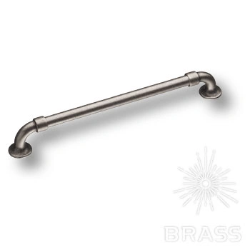Brass Ручка скоба BU 010.224.16 старое серебро 224 мм фото 1
