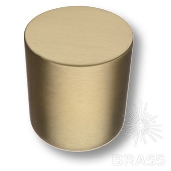 Brass Ручка кнопка 8161-020 матовая латунь фото 1