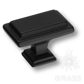 Brass Ручка кнопка 15.368.00.09 черный фото 1