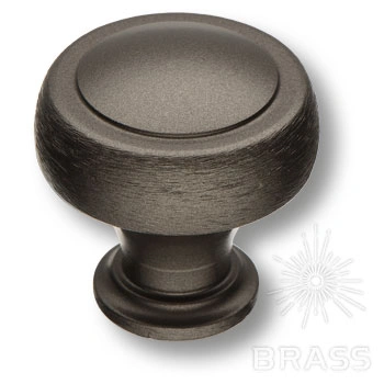 Brass Ручка кнопка 1915 0032 ELX1 брашированный графит фото 1