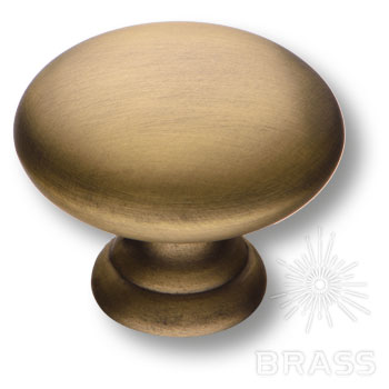 Brass Ручка кнопка 15.324.30.04RA состаренная латунь фото 1