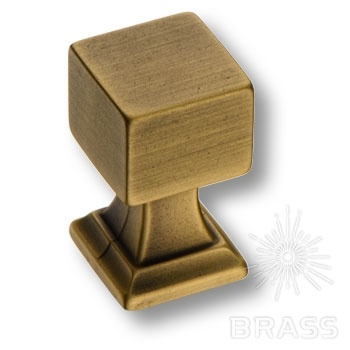 Brass Ручка кнопка 15.374.18.04RA состаренная латунь фото 1