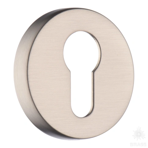 Brass Накладка с цилиндрическим отверстием для ключа RO12Y NBM ROSET матовый никель фото 1