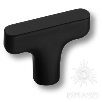 Brass Ручка кнопка 4103 001MP24 черный фото 1