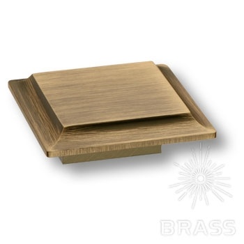 Brass Ручка кнопка 9116 0016 ABM состаренная латунь 16 мм фото 1