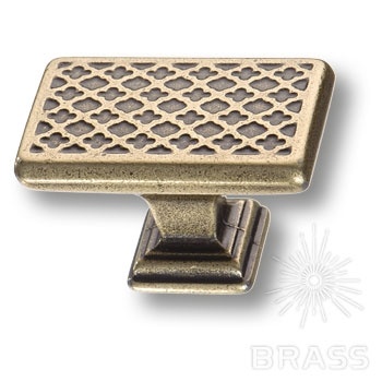 Brass Ручка кнопка 15.349.00.12 античная бронза фото 1