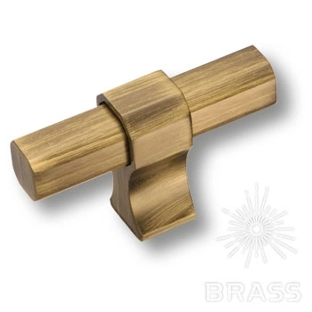 Brass Ручка кнопка 8720 0008 ABM-ABM состаренная латунь  фото 1