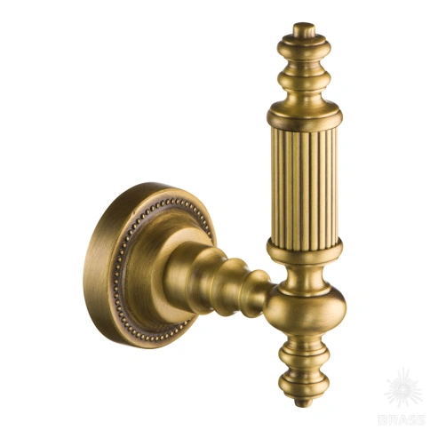 Brass Крючок мебельный 3506-12-013 состаренная латунь фото 2