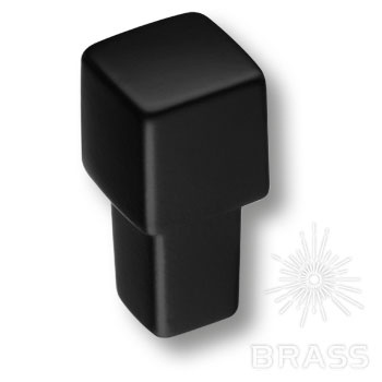 Brass Ручка кнопка модерн 8090-032 черный фото 1