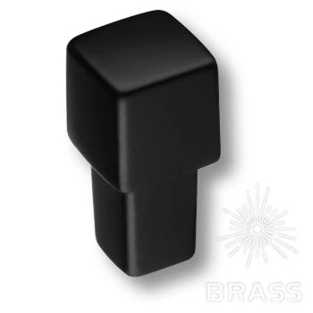 Brass Ручка кнопка модерн 8090-032 черный фото 1