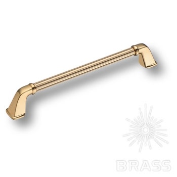 Brass Ручка скоба 1122 192MP11 глянцевое золото 192 мм фото 1