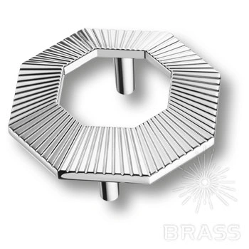 Brass Ручка скоба 1213 064MP02 глянцевый хром 64 мм фото 1