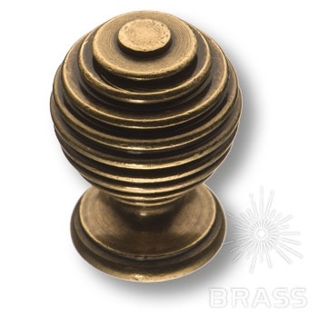 Brass Ручка кнопка 15.030.12 античная бронза фото 1