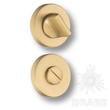 Brass Накладка с поворотной кнопкой RO12W6 GB ROSET матовая латунь фото 1