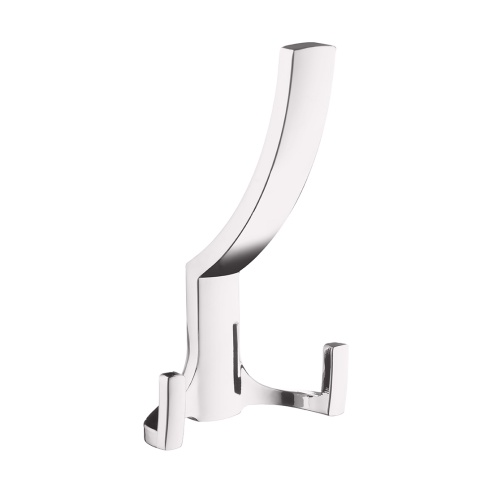 Крючок мебельный двухрожковый KR 0330 AB бронза фото 9