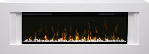 Каминокомплект Line - Белый с очагом Ignite XLF50 фото 1
