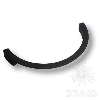 Brass Ручка скоба 6250.160 Matt Black чёрный матовый 160 мм фото 1