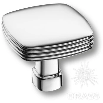 Brass Ручка кнопка 12-Chrome глянцевый хром фото 1