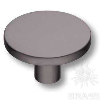 Brass Ручка кнопка 35-Titanium графит фото 1