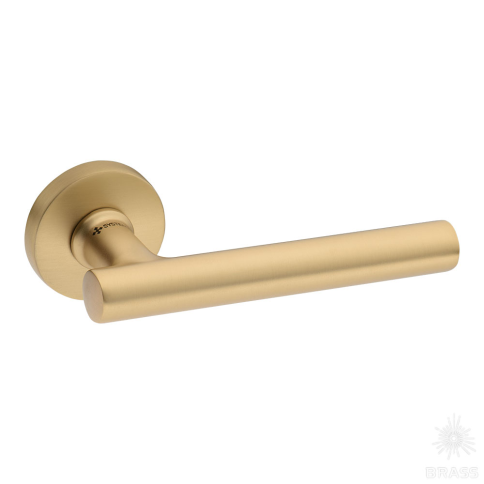 Brass Ручка дверная HA237RO12 GB ODIA матовая латунь фото 1